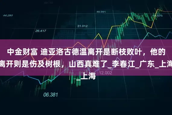中金财富 迪亚洛古德温离开是断枝败叶，他的离开则是伤及树根，山西真难了_李春江_广东_上海