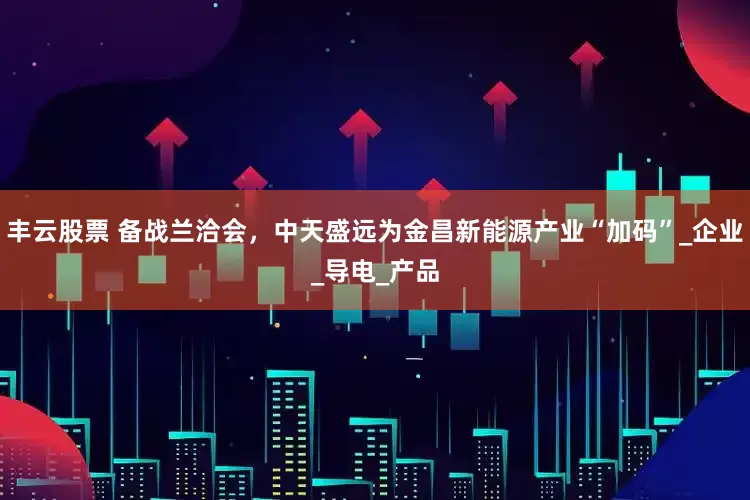 丰云股票 备战兰洽会，中天盛远为金昌新能源产业“加码”_企业_导电_产品